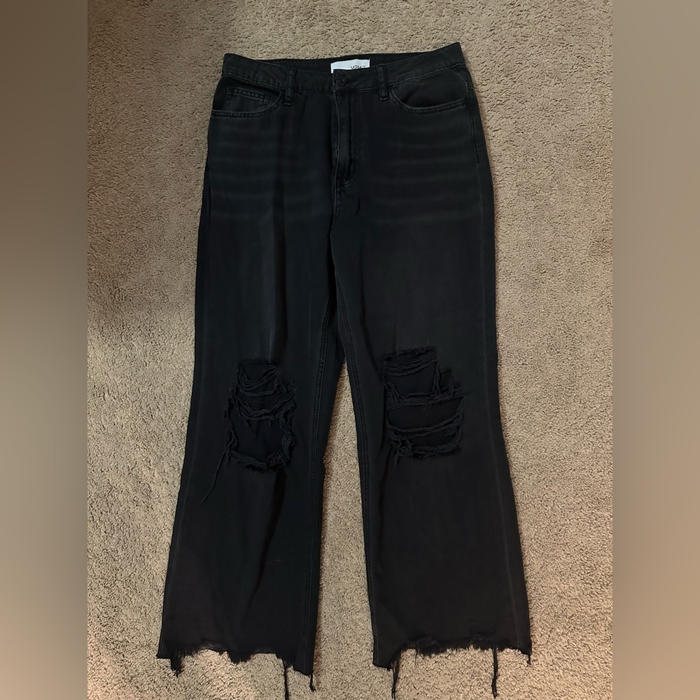 Vervet by Flying Monkey distressed crop flares